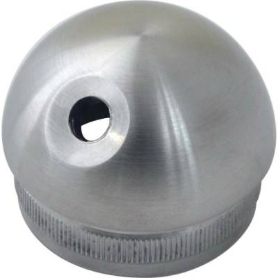 Kovoinox Spodek držáka na trubku ø 42,4 mm, M8, broušená AISI 304
