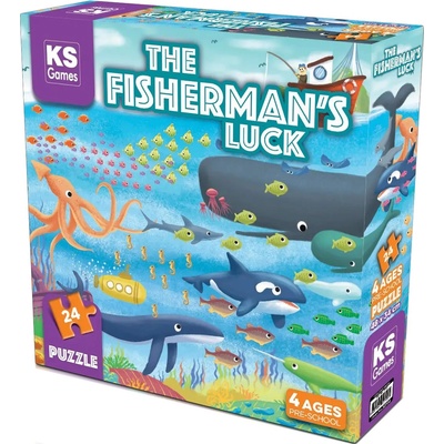 KS Games Пъзел KS Games от 24 части - Късметът на рибаря (PRS32708)