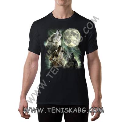 Fruit of the Loom Тениска - Вълци и Луна
