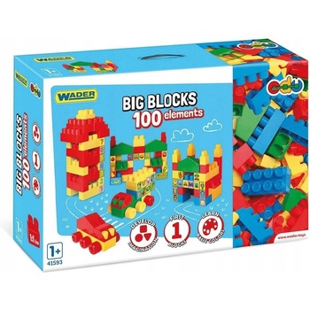 Wader BIG Blocks kostky 100 ks 41593