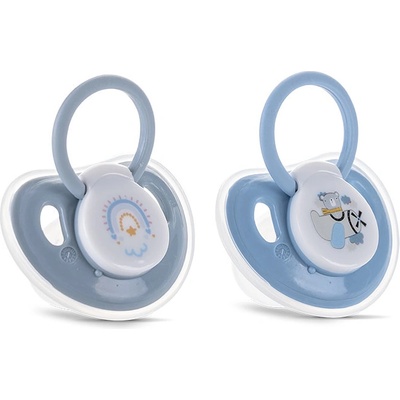Lorelli Биберон залъгалка с капаче Lorelli My Friend - 2 броя, Airy Blue (10220710007)
