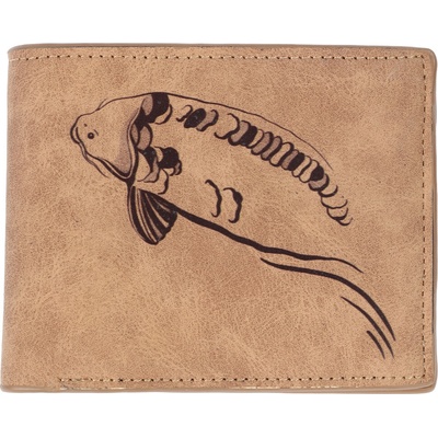 Giants Fishing Peněženka Hnědá Plavající Kapr Brown Wallet Swimming Carp