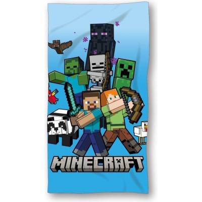 Faro Osuška Minecraft blue 70 x 140 cm