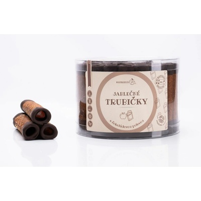 Natural Jihlava Trutna jablčné trubičky s čokoládovou polevou dóza 450 g