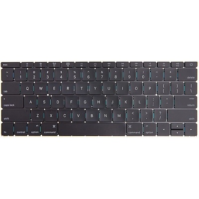 AppleMix Klávesnica pre Apple MacBook Retina 12" A1534 (2015 - 2018) - americká verzia - kvalita A+