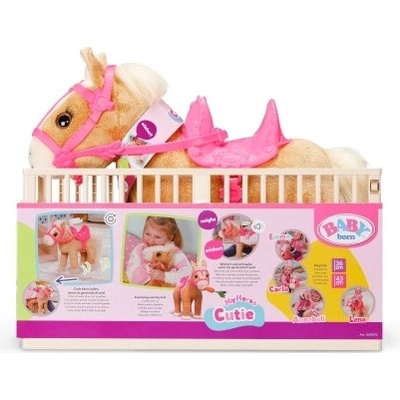 Zapf Creation BABY born Chodiaci koník Cutie s prenosnou stajňou