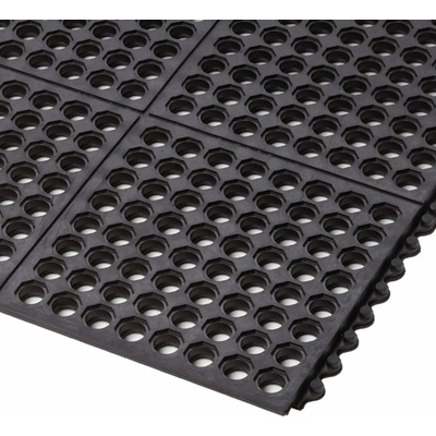 Notrax 650S Cushion Ease Nitrile Modulárna nitrilová protiúnavová rohož s drenážnym systémom -91 x 91 cm 91 x 91 cm