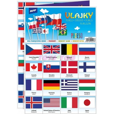 MFP Pexeso: Vlajky – Hledejceny.cz