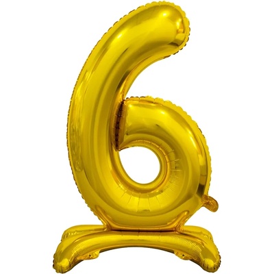 Godan Свободностоящ балон от фолио 6 златист 74см