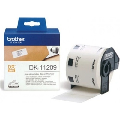Brother DK-11209 (papírové / úzké adresy - 800 ks), DK11209