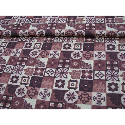Mandala hnedá š.140cm