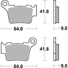 Brzdové destičky DP Brakes SDP zadní KTM 350 EXC-F rok 11-24