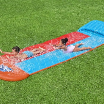 Image 1 of Bestway H2OGO Водна пързалка Tsunami Splash Ramp Double Slide (93320)