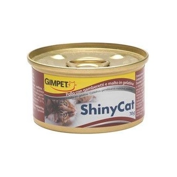 Gimpet ShinyCat pro kočku kuře krevety a maltoza 70 g