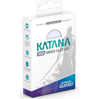 Ultimate Guard Ultimate Guard Obaly : KATANA Inner Sleeves Standard Size Transparent 100ks