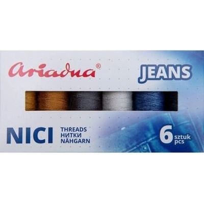 Sada nití na riflovinu Ariadna Talia (4x70m,2x150m) - Jeans