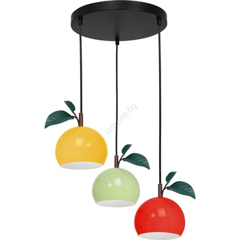 Luminex Пендел APPLE 3xE27/15W/230V цветен (LU8943A)