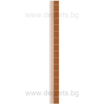 Pvc ламперия Версаче райе кафяв 3d ефект