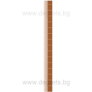  Pvc ламперия Версаче райе кафяв 3d ефект