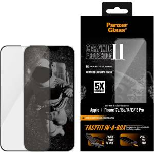 Panzer Стъклен протектор PanzerGlass - Ceramic, iPhone 17e/16e/14/13/13 Pro (5715685040962)
