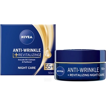 Nivea Anti-Wrinkle Revitalizing Night Cream noční krém na všechny typy pleti 50 ml