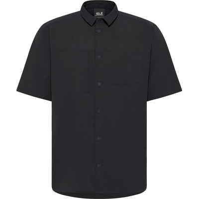 Jack Wolfskin Мъжка риза с копчета Jack Wolfskin Sierra Canyon S/S Shirt - Black - размер 3XL (033-3072-0116)