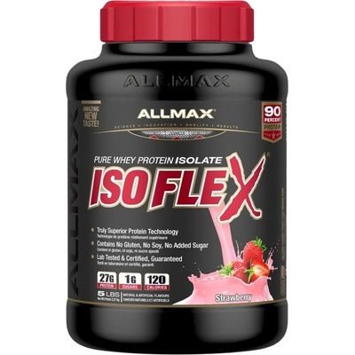 Allmax Nutrition IsoFlex | Pure Whey Isolate ~ Truly Superior Protein Technology [2272 грама] Ягода