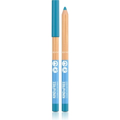 Rimmel Kind & Free молив за очи с интензивен цвят цвят 6 Anime Blue 1, 1 гр