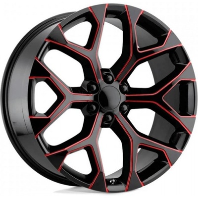 Performance Replicas PR176 9x20 6x139,7 ET24 gloss black red milled