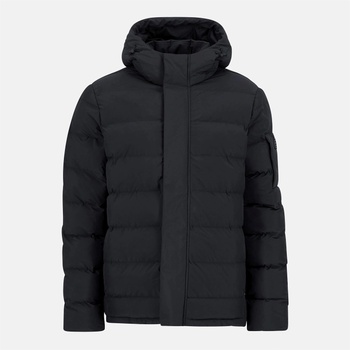 Barbour International Яке Barbour International Men's Daleson Hooded Long Sleeve Long Puffer Jacket - Black BK11