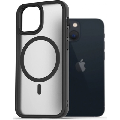AlzaGuard Matte Case Compatible with MagSafe iPhone 13 Mini čierne