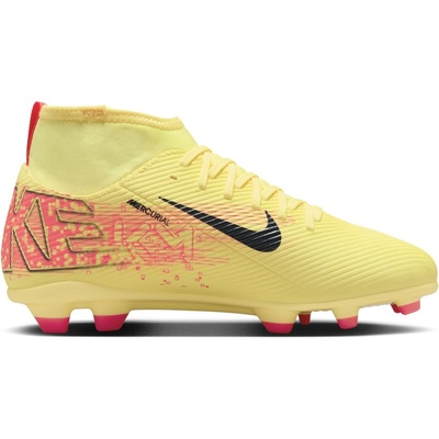 Nike Юношески футболни бутонки Nike Mercurial Superfly 10 Club Junior Firm Ground Football Boots - Orange/Navy