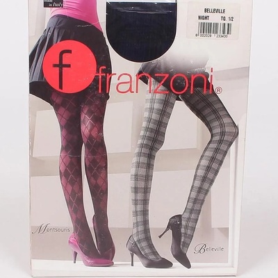 Дамски фигурален чорапогащник в цвят naght BELLEVILLE