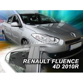 HEKO Ветробрани за renault fluence (2009+) 4 врати - 4бр. предни и задни (27127)