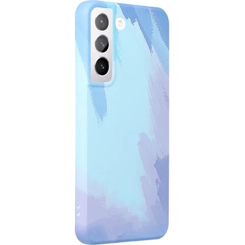 Image 1 of Forcell Силиконов Калъф за Samsung S22, Printing Pop Case, Син (5903396135187)