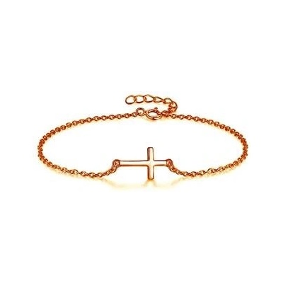 Šperky4U pozlacený stříbrný křížek ZB86192-RD