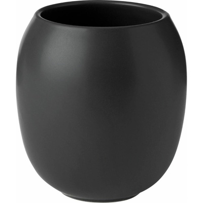 Stelton Pohár na zubnú kefku FJORD 10 cm čierny kamenina