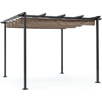 Bizzotto Беседка DYNAMIC 300x300x225 cm. сиво/антрацит (0795600)