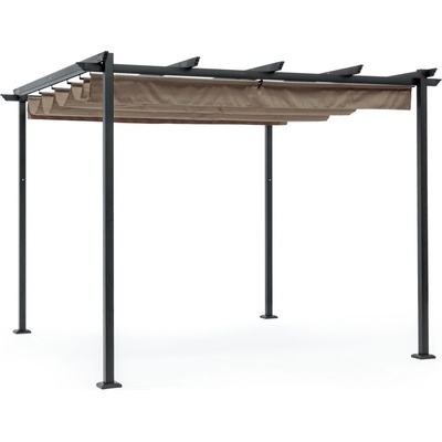 Bizzotto Беседка DYNAMIC 300x300x225 cm. сиво/антрацит (0795600)