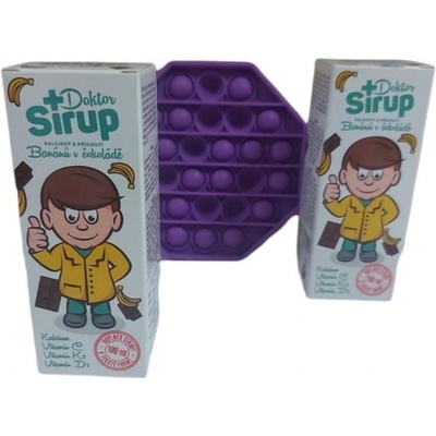 Doktor Sirup s príchuťou banánov v čokoláde 100 ml