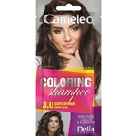 Delia Cosmetics Cameleo Оцветяващ шампоан саше, 3.0 Dark Brown, 40 ml - baby