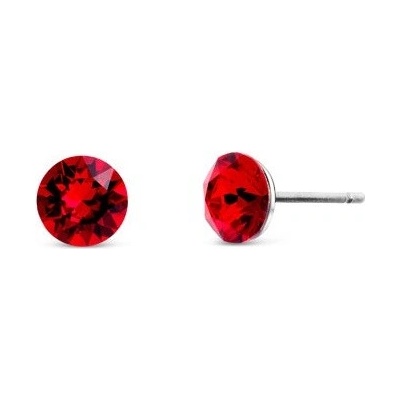 CRYSTalp Oblíbené náušnice s červenými Swarovski krystaly Tubby Mini 4200.LSI.R