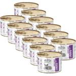 4Vets NATURAL 4Vets Cat Natural Simple Recipe Sterilised with Rabbit 12 x 185 г