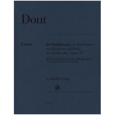 24 Preparatory Exercises to the Studies of Kreutzer and Rode for Violin solo op. 37 | Dominik Rahmer, Paul Roczek