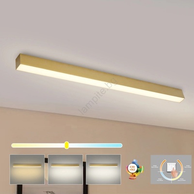 Brilagi - LED таванно осветително тяло за баня SLEEKLINE LED/40W/230V златисто IP44 (BG3777)