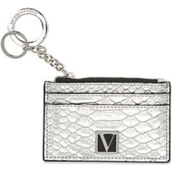 Klíčenka Stříbrná Victoria's Secret The Victoria Card Case Keychain pouzdro na karty peněženka