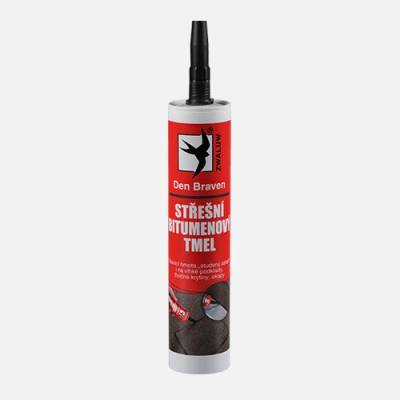 Den Braven Střešní bitumenový tmel, kartuše 280 ml, černý
