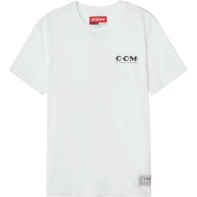 CCM 125 Anniversary Short Sleeve Tee White