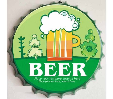 Ceduľa vrchnák Beer