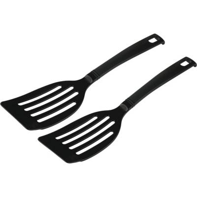 METRO PROFESSIONAL Obracačky 26 cm polypropylén čierne 2 ks